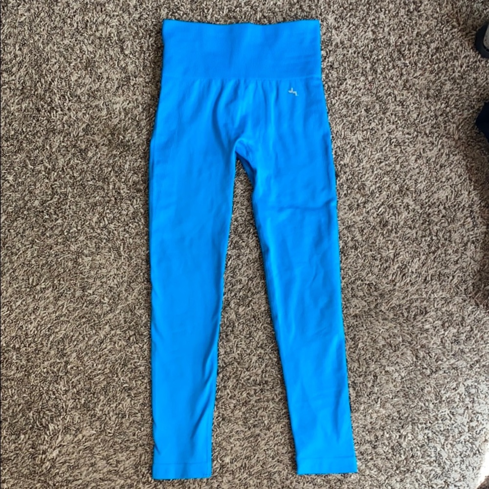 Bright Blue Workout Leggings